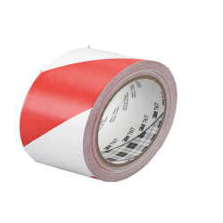 Nastro adesivo vinilico 767 - 5 cm x 33 m - bianco/rosso - Scotch