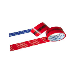 Nastro antieffrazione "aperto" - larghezza 5 cm - lunghezza 50 m - rosso - Viva