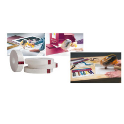 Nastro biadesivo per dispenser ATG - senza supporto - 19 mm x 55 m - trasparente - Scotch