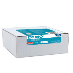 Nastro D1 409130 - 9 mm x 7 mt - PL - nero/bianco - Dymo - value pack 10 pezzi