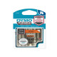 Nastro D1 Durable 1978367 - 12 mm x 3 mt - vinile - nero/arancio - Dymo