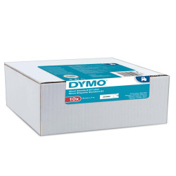 Nastro D1 standard 458030 - 19 mm x 7 mt - PL - nero/bianco - Dymo - value pack 10 pezzi