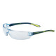 Occhiali detectabili Helium2 - policarbonato - monoblocco - trasparente/blu - Deltaplus
