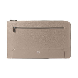 Office bag Gate Trended - 20 x 26 x 2 cm - ecopelle - ghiaccio - In Tempo