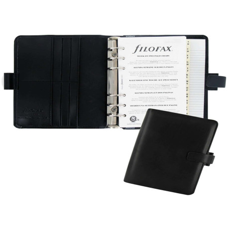Organiser Metropol Personal - similpelle - nero - 18,8 x 13,5 x 3,8mm - Filofax