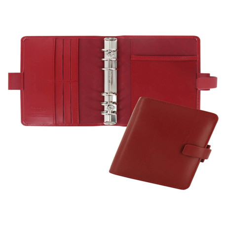 Organiser Metropol Pocket - similpelle - rosso - 14,6 x 11,5 x 3,5mm - Filofax