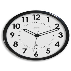 Orologio da parete Automatic DST Orion - con radiocontrollo - diametro 36 cm - bianco/nero - Cep