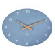 Orologio da parete HorMilena - diametro 30 cm - blu/legno - Alba