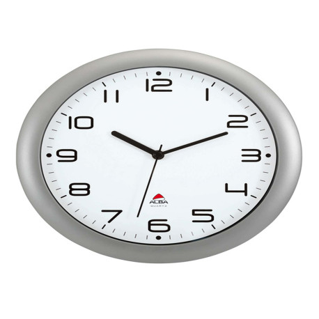 Orologio da parete Hornew - diametro 30 cm - grigio metal - Alba