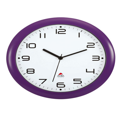 Orologio da parete Hornew - diametro 30 cm - viola - Alba