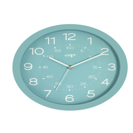 Orologio da parete Riviera Orion 820 Ri - diametro 30 cm - blu menta - Cep
