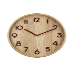 Orologio da parete Wood - diametro 32 cm - legno - Methodo