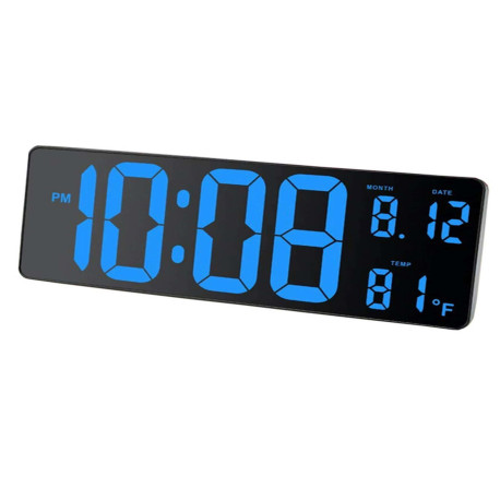 Orologio Hordgtl - a led - 37,5 x 13,5 cm - Alba