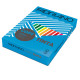 Carta Copy Tinta - A3 - 160 gr - colori forti azzurro - Fabriano - conf. 125 fogli