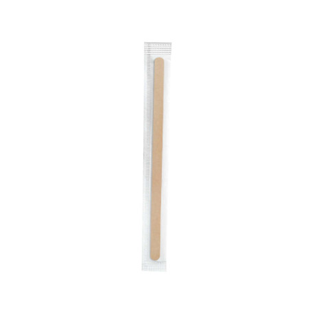 Palettina caffè - in busta singola - 11 cm - legno - Signor Bio - conf. 100 pezzi