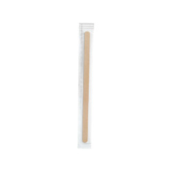 Palettina caffè - in busta singola - 11 cm - legno - Signor Bio - conf. 1000 pezzi