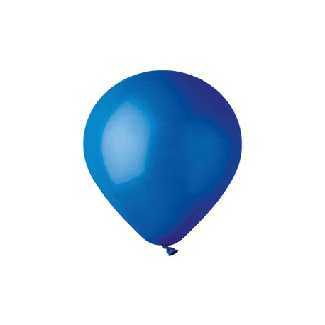 Palloncino - diametro 30 cm - lattice - blu - Big Party - conf. 16 pezzi
