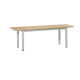 Panca spogliatoio - 3 posti - 100 x 35 x 45 cm - legno - Fasma