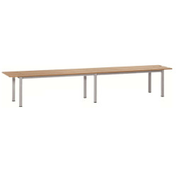 Panca spogliatoio - 6 posti - 200 x 35 x 45 cm - legno - Fasma