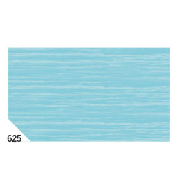 Carta crespa - 50 x 250 cm - 48 gr/m2 - azzurro 625 - Rex Sadoch - conf.10 rotoli