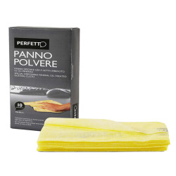 Panno Pulipolvere - con oli minerali - 45x30 cm - giallo - Perfetto - conf. 10 pezzi