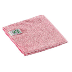 Panno r-MicroTuff Swift - microfibra - tessuto riciclato - 35 x 38 cm - rosso - Vileda - conf. 5 pezzi