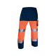 Pantalone alta visibilità PHPA2 - sargia/poliestere/cotone - taglia L - arancio fluo - Deltaplus