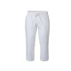 Pantalone cuoco Plutone - unisex - taglia L - bianco - Giblor's