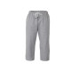 Pantalone cuoco Plutone - unisex - taglia L - bianco/quadretti neri - Giblor's