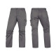 Pantalone da lavoro Panostrpa - sargia/poliestere/cotone/elastan - taglia L - grigio/nero - Deltaplus