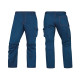 Pantalone da lavoro Panostrpa - sargia/poliestere/cotone/elastan - taglia XXL - blu/arancio - Deltaplus