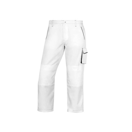 Pantalone da lavoro Panostyle M6PAN - taglia XL - PE/cotone - bianco/grigio - Deltaplus