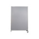Paretina divisoria - 80 x 40 x 170 cm - policarbonato/acciaio - grigio chiaro - Serena Group
