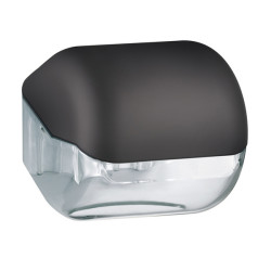 Dispenser carta igienica EColored - 15 x 14,8 x 14 cm - vesuvian black - Mar Plast