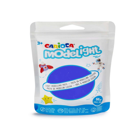 Pasta Model Light - 50 gr - blu - Carioca