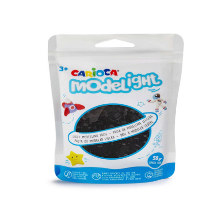 Pasta Model Light - 50 gr - nero - Carioca