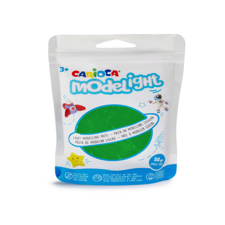 Pasta Model Light - 50 gr - verde - Carioca