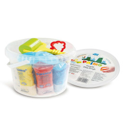 Pasta soffice Easy Dò - 100gr - Primo - Secchiello 10 panetti con accessori