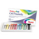 Pastelli a olio - lunghezza 60 mm - colori assortiti - Pentel - astuccio 12 pezzi