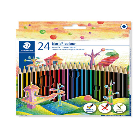 Pastelli colorati Noris Colour - Staedtler - astuccio 24 pezzi