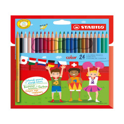 Pastelli Stabilo Color - diametro mina 2, 5 mm - Stabilo - astuccio 24 pezzi