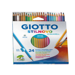 Pastelli Stilnovo Acquarell -  diametro mina 3,3 mm - Giotto - astuccio 24 pezzi