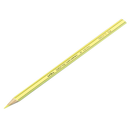 Pastello Supermina - mina 3,8 mm - giallo limone 02 - Giotto