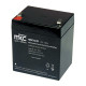 Batteria al piombo ricaricabile 12V 4.5Ah terminale faston 4.8mm MKC MKC1245 491460207