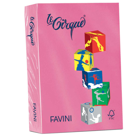 Carta Le Cirque - A4 - 160 gr - ciclamino 206 - Favini - conf. 250 fogli