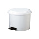 Pattumiera a pedale Ruf - PP - 3 L - diametro 17,5 cm - altezza 21 cm - bianco - Medial