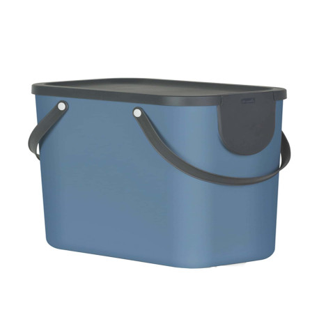 Pattumiera Albula - 25 L - blu horizon - Rotho