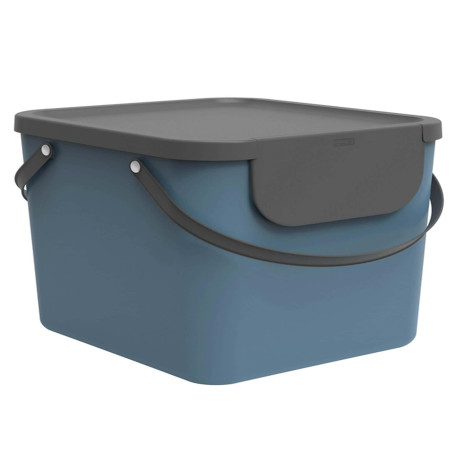 Pattumiera Albula - 40 L - blu horizon - Rotho