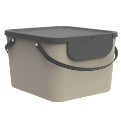 Pattumiera Albula - 40 L - cappuccino - Rotho