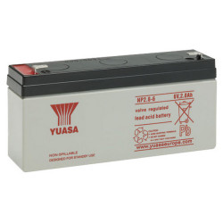 Batteria al piombo ricaricabile 6V 2,8Ah Yuasa NP2.8-6 491461501
